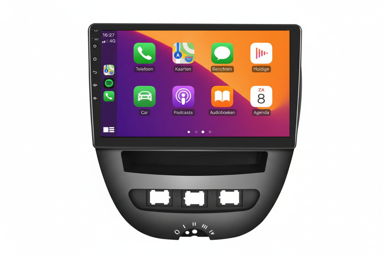 Toyota Aygo / Peugeot 107 / Citroën C1 (2005–2013) – CarPlay & Android Auto Autoradio